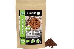 Alpi Nature Clou de Girofle en Poudre BIO 500g, Poudre de Clous de Girofle bio Moulus, Épice de Cuisine