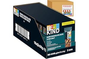 ‎FISGUS BE-KIND® Dark Chocolate Nuts & SeaSalt 3Pack 10x3x30g - Ein Angebot von FISGUS® by krass-shoppen-de