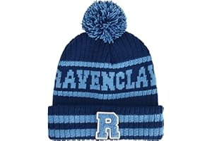 Concept One Unisex Harry Potter, Hogwarts Collegiate Winter Knit Cap mit Manschette und Pom Beanie-Mütze