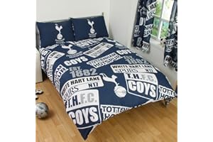 REDIFY Tottenham Hotspur Official Patch Double Duvet Cover Set