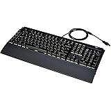 Amazon Basics Programmable Mechanical Gaming Keyboard | RGB LED Backlit, UK Layout (QWERTY)