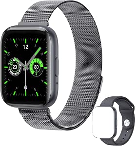 Smartwatch, orologio sportivo da fitness full HD da 1,55 pollici, tracker  fitness con risposta alla chiamata, impermeabile IP68 (con pulsossimetro /  ossimetro / sfigmomanometro) : Sport e tempo libero