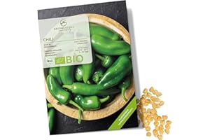 GROWGREENS Semi di peperoncino biologici (Early Jalapeno) - Semi di peperoncino da coltivare in giardino, sul balcone e sul orto rialzato