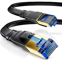 CSL - 0,5m CAT 8.1 Netwerkkabel Plat 40 Gbits - LAN-Kabel Patchkabel - RJ45 Ethernetkabel - 40000 Mbits Glasvezel Snelheid - Ribbonkabel - Installatiekabel - Compatibel Met Cat 6 7 8 CSL - 0,5m CAT 8.1 Netwerkkabel Plat 40 Gbits - LAN-Kabel Patchkabel - RJ45 Ethernetkabel - 40000 Mbits Glasvezel Snelheid - Ribbonkabel - Installatiekabel - Compatibel Met Cat 6 7 8