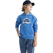 Felpa Con Cappuccio DeFacto Per Bambini E Ragazzi - Morbida E Alla Moda - Foto 3