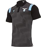 Macron SSL M20 Polo Cotone Piquet Ufficiale Pregara NER/Celf Mm SR Polo Cotone Piquet SS Lazio 2020/21 Uomo