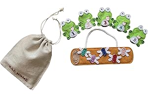 ZAC HOME 5 Little Speckled Frogs Nursery Rhyme Finger Puppet