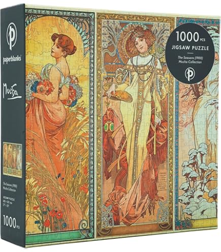 Puzzle 1000 Pezzi Zodiac Di Mucha – Gifted Stationary Company – Nuovo Sigillato