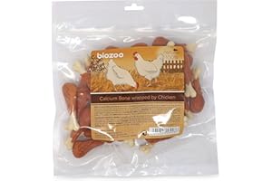 BIOZOO Biazoo Muslito de Pollo y Calcio 500 grs Snacks para Perros Apto para Todas Las Razas y tamaños. Snack Altamente digerible y con un Alto conteido en proteína