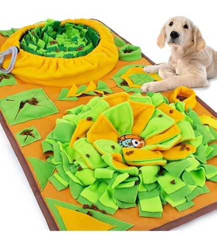 Lief! Snuffelmat boys fleece 20 x 20 cm - Van Noord's Dierenvoeders