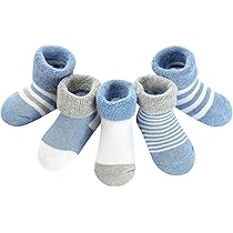 5 Paar Baby Thermosocken Winter | Rutschfeste Baumwollsocken Für Kleinkinder | Dick & Kuschelig