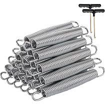 JumpTastic Trampoline Mat Replacement - 15ft Round With 96 V-Rings For 6.5 Inch Springs