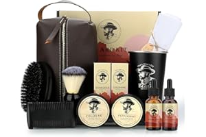 Sovyime Dad Gifts Fathers Day, Beard Grooming Kit for Men,Beard Kit for Mens,Beard Growth Care kits,Birthday Gifts for Men Him Brother Boyfriend Husband Anniversary G-ift for Dad Fathers Day Christmas