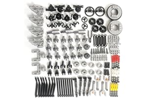 UpGLeuch Technik Ersatzteile Pneumatik Set mit Pneumatic Cylinders für Major Technik Modellbausatz, Klemmbausteine Technik Pneumatik