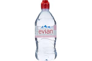 Evian Sportscap Mineral Water 12 Bottles 750 ml (Pack of 2, Total 24 Bottles)