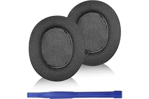 Adhiper Arctis 7 Cuscinetti di ricambio compatibili con SteelSeries Arctis 1, Arctis 3, Arctis 5, Arctis 7, Arctis 9X, Arctis Pro Gaming Headset, cuscinetti di ricambio con Memory Foam Mesh (nero)