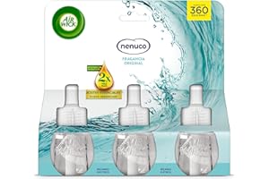 Air Wick Ambientador Eléctrico Fragancia Nenuco, 3 Recambios, 1 unidad
