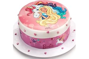 Decoración de Pastel de Kardasis | Papel comestible para decorar | Divertidas decoraciones para cumpleaños con temática de la Kardasis | 20cm + 3 cintas 28x5cm