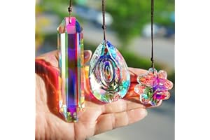 H&D HYALINE&DORA H&D HYALINE & DORA - Acchiappasole in cristallo arcobaleno, per finestre, ornamenti in vetro