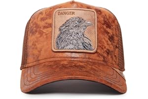 Goorin Bros. Trucker Cap Storm Crow Brown Brown, rozmiar: OneSize, brązowy, Rozmiar uniwersalny