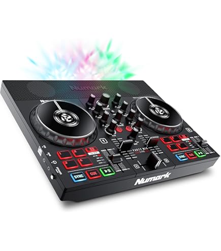 DJ Controller with Headphones - Numark Party Mix Live DJ