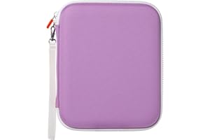 YOWXEEDI Card Case Holder for Yoto Audiobook Card Binder Pounch Storage Organizer Soft Portable Folder 120 Cards Carry Case for Travel (Lavender Purple)