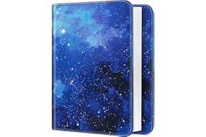 Fintie Fotoalbum für Fujifilm Instax Mini 12/11/9/EVO/40/90/Liplay/Link 2, 104 Taschen 3 Zoll Film Foto-Album für Instax Mini 8/7+/7s/25/Link, Kodak Polaroid Sofortbildkamera Drucker, Sternenhimmel