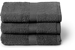 Caleffi Set Asciugamani Bagno Grandi 3X, Misura 55x105cm, Cotone 100% – Morbidi e Assorbenti, Viso e Uso Quotidiano, Asciugamano Doccia di Alta Qualità, Telo Grande