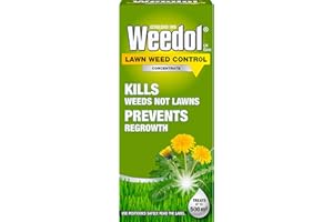 Weedol Lawn Weedkiller, Concentrate, Kills Weeds Not Lawns, 1L