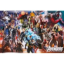 Grupo Erik Marvel The Avengers: Endgame Poster - 36 x 24 inches / 91.5 x 61 cm - Shipped Rolled Up - Cool Posters - Art Poster - Posters & Prints - Wall Posters