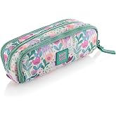 Miquelrius - Triple Organizer School Pencil Case, Recycled Pencil Case with 3 Compartments, Internal Pockets, Fabric Handles,
