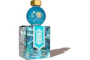 ‎FERRIS WHEEL PRESS Ferris Wheel Press Fountain Pen Ink | FerriTales Collection |Tumultuous Tides Teal with Silver Shimmer and Black Sheen|20ml