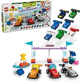 LEGO DUPLO Town F1 Takımı Yarış Arabaları ve S&uuml;r&uuml;c&uuml;ler 10445-2 Yaş ve &Uuml;zeri &Ccedil;ocuklar İ&ccedil;in Eğitici ve Yaratıcı Oyuncak Yapım S