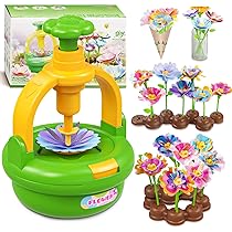 Kit Créatif Fleurs En Tissu – Machine à Pétales – DIY Enfant 3 Ans Et Plus – Bracelet, Serre-tête, Bouquet