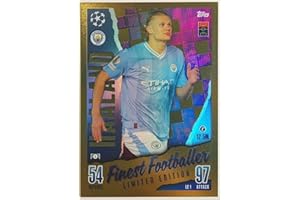 GENERIC Topps Match Attax 2023 2024 Haaland Turbo Finest Footballer Limited Edition