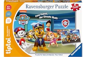 Ravensburger tiptoi Puzzle 00135 Puzzle für kleine Entdecker: Paw Patrol, Kinderpuzzle für Kinder ab 4 Jahren, Paw Patrol Spielzeug für 1 Spieler, Paw Patrol Geschenke - Ostergeschenke für Kinder