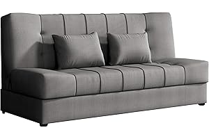 ‎MIRJAN24 Mirjan24 Schlafsofa Sonik mit Bettkasten, Couch mit Schlaffunktion, 3 Sitzer Sofa, Bettsofa, Farbauswahl, Polstersofa, Schlafsofa, Couchgarnitur (Chester 18)
