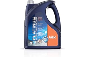 Vax Platinum Antibacterial 4L Carpet Cleaner Solution, Stain Remover Shampoo, Citrus & Blossom Scent, Removes 99.99% of bacteria, Neutralises Pet Odours, 1-9-142405, Blue
