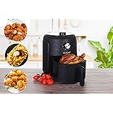 Posten Anker Heißluftfritteuse 2,6 Liter, Frittieren ohne Fett oder Öl, Airfryer zum Grillen, Backen und Braten, 1000 Watt mi