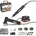 Worx 18V(20V MAX) 2-Tool MakerX Combo Kit WX990, Rotary Tool+Angle Grinder, PowerShare, 1* Battery, 1* Charger, 1* Hub, 35pcs Accessories