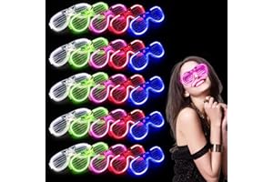 M.best Unisex Fashion Kunststoff Glow Light LED-Leuchte bis Shades Sonnenbrille