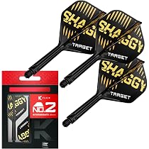 Target Darts Scott Williams Noir Out 90% Tungsten Steel Tip – 23g Jeu De Fléchettes à Pointe En Acier, Fléchettes Swiss Point, Outil SP Inclus, Shaggy Player Edition Target Darts Scott Williams Noir Out 90% Tungsten Steel Tip – 23g Jeu De Fléchettes à Pointe En Acier, Fléchettes Swiss Point, Outil SP Inclus, Shaggy Player Edition