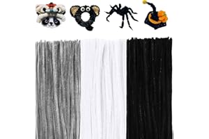 MIYUANGKJ 300 pk Pipe Cleaners for Craft 30mm Long Crafting Pipe Cleaners Chenille Stems Chenille Wire Flexible Pipecleaners for DIY Craft For Kids
