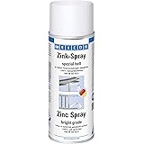 WEICON Zink-Spray spezial hell 400 ml | Rostschutzfarbe für alle Metalloberflächen | an frische Feuerverzinkung angeglichen