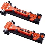 Amazon Basics Emergency Seat Belt Cutter and Window Hammer - 2-Pack