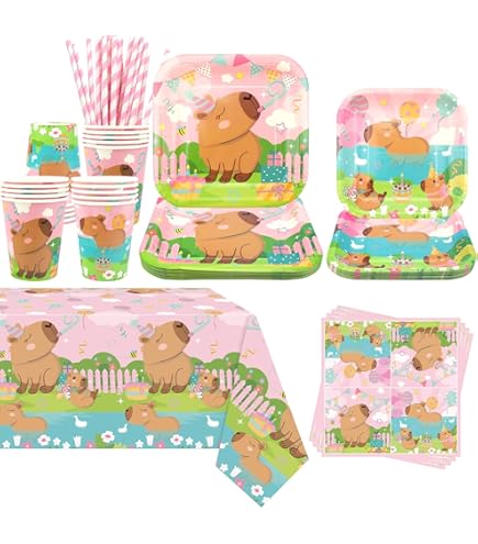 Sac En Papier Cadeau Série Capybara Mignon, Sac De Rangement Pour Petits Objets De Cuisson, Sac D'emballage Pour Emballage De Collation, Sacs D'emballage Créatifs 4/8 Pièces
