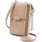Aucuu Donna Borsa a Tracolla per Cellulare，Borsa a Tracolla da Donna, Borsa Piccola Tracolla in Pelle PU, Mini Portafogli Don