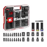 Einhell XL-CASE 32 Par&ccedil;a Otomotiv Darbeli Lokma ve Bit Ucu Seti 49109288 | darbeli bit u&ccedil;ları | lokmalar | jant korumalı bijo
