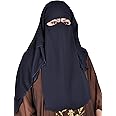 Egypt Bazar Niqab dreilagig - Hijab Gesichtsschleier Burka Khimar Islamische Gebetskleidung