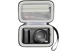 Grapsa Digitalkamera Tasche für 4K Autofokus Digitalzoom Fotokamera, Vlog Kamera Aufbewahrungsbox Tragetasche für Zubehör (Nur Aufbewahrungskiste)